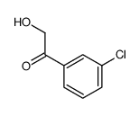 1-(3-chlorophenyl)-2-hydroxyethanone structure