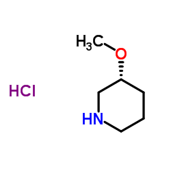 (R)-3-甲氧基哌啶盐酸盐结构式