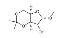 METHYL-3,5-O-ISOPROPYLIDENE-ALPHA-D-XYLOFURANOSIDE Structure