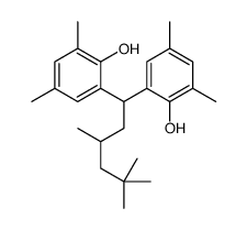 2,2’-(3,5,5-三甲基亚己基)双[4,6-二甲基苯酚]结构式