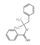 [(amino-phenyl-methylidene)amino]-benzyl-dimethyl-azanium structure