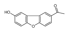 1-(8-hydroxydibenzofuran-2-yl)ethanone Structure