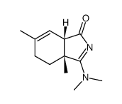 3-(Dimethylamino)-3a,4,5,7a-tetrahydro-3a,6-dimethyl-1H-isoindol-1-one结构式