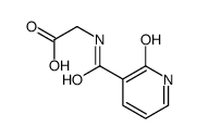 2-[(2-oxo-1H-pyridine-3-carbonyl)amino]acetic acid结构式