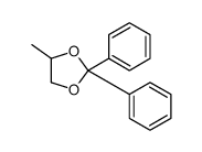 4-methyl-2,2-diphenyl-1,3-dioxolane结构式