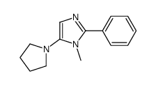 1H-Imidazole,1-methyl-2-phenyl-5-(1-pyrrolidinyl)-(9CI) Structure