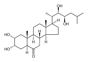 28-norcastasterone Structure