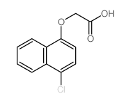 2-(4-chloronaphthalen-1-yl)oxyacetic acid Structure