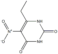 6-ethyl-5-nitro-2,4(1H,3H)-Pyrimidinedione结构式