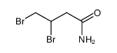 3,4-dibromo-butyric acid amide结构式