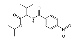 3-Methyl-2-(4-nitro-benzoylamino)-butyric acid isopropyl ester结构式