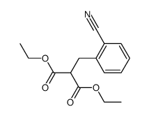 (2-cyano-benzyl)-malonic acid diethyl ester Structure