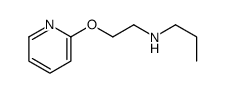 N-(2-pyridin-2-yloxyethyl)propan-1-amine结构式