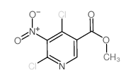 METHYL 4,6-DICHLORO-5-NITRONICOTINATE Structure