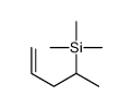 trimethyl(pent-4-en-2-yl)silane Structure