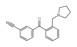 3'-CYANO-2-PYRROLIDINOMETHYL BENZOPHENONE picture