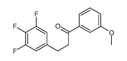 3'-METHOXY-3-(3,4,5-TRIFLUOROPHENYL)PROPIOPHENONE Structure