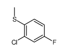 2-chloro-4-fluoro-1-methylsulfanylbenzene Structure