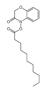 (3-oxo-1,4-benzoxazin-4-yl) undecanoate Structure