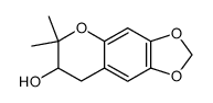 6,6-dimethyl-7,8-dihydro-6H-[1,3]dioxolo[4,5-g]chromen-7-ol Structure