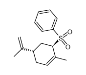 (E)-<(2-methyl-5-(1-methylethenyl)-2-cyclohexen-1-yl)sulfonyl>benzene Structure