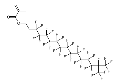 3,3,4,4,5,5,6,6,7,7,8,8,9,9,10,10,11,11,12,12,13,13,14,14,15,16,16,16-octacosafluoro-15-(trifluoromethyl)hexadecyl methacrylate结构式