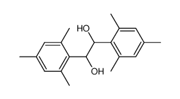 2,4,6,2',4',6'-hexamethyl-bibenzyl-α,α'-diol结构式