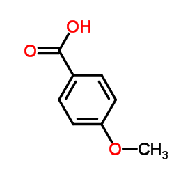 4-Methoxybenzoic acid Structure