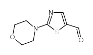 2-MORPHOLINO-1,3-THIAZOLE-5-CARBALDEHYDE Structure