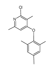 2-chloro-4-(mesityloxy)-3,6-dimethylpyridine结构式