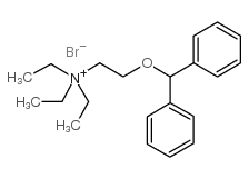 (2-(Diphenylmethoxy)-aethyl)-(triaethyl)-ammoniumbromid [German]结构式