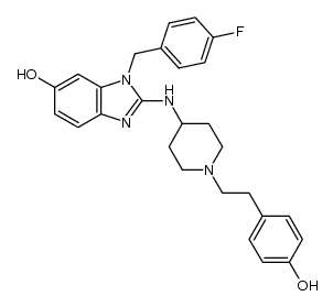 6-Hydroxydesmethylastemizole Structure