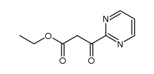 ethyl β-oxo-2-pyrimidininepropanoate结构式