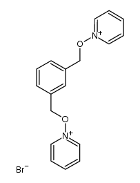 1,1'-m-xylylenedioxy-bis-pyridinium, dibromide结构式