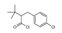 2-[(4-chlorophenyl)methyl]-3,3-dimethylbutanoyl chloride结构式