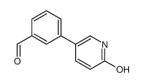 3-(6-oxo-1H-pyridin-3-yl)benzaldehyde Structure