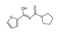 N-(pyrrolidine-1-carbothioyl)thiophene-2-carboxamide Structure