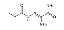 Propanoic acid,2-(2-amino-1-imino-2-oxoethyl)hydrazide结构式