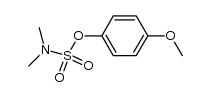 N-dimethylsulfamate de 4-methoxyphenyle Structure