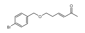 (E)-6-(4-bromobenzyloxy)hex-3-en-2-one Structure