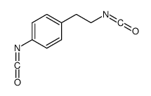 1-isocyanato-4-(2-isocyanatoethyl)benzene结构式