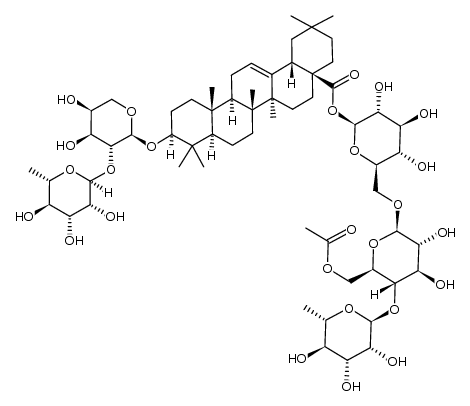 ciwujianoside C4结构式