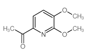 1-(5,6-二甲氧基吡啶-2-基)乙酮结构式