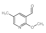 2-Methoxy-5-methylnicotinaldehyde Structure