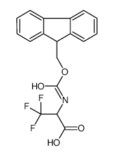 rac Fmoc-trifluoromethylalanine结构式