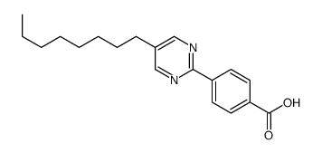 4-(5-Octyl-2-pyrimidinyl)-benzoic acid Structure