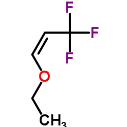 (1Z)-1-Ethoxy-3,3,3-trifluoro-1-propene Structure