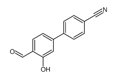 4-(4-formyl-3-hydroxyphenyl)benzonitrile结构式