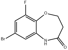 7-Bromo-9-fluoro-2,3,4,5-tetrahydro-1,5-benzoxazepin-4-one structure