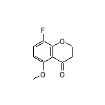 8-Fluoro-5-methoxychroman-4-one Structure
